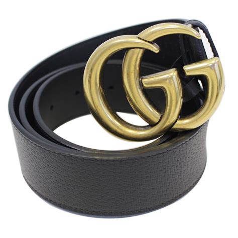 classic black gucci belt|authentic black gucci belt.